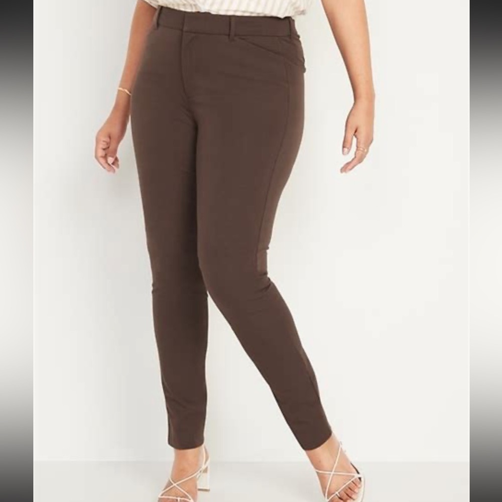 Old navy high waisted pixie pant in brown PETITE